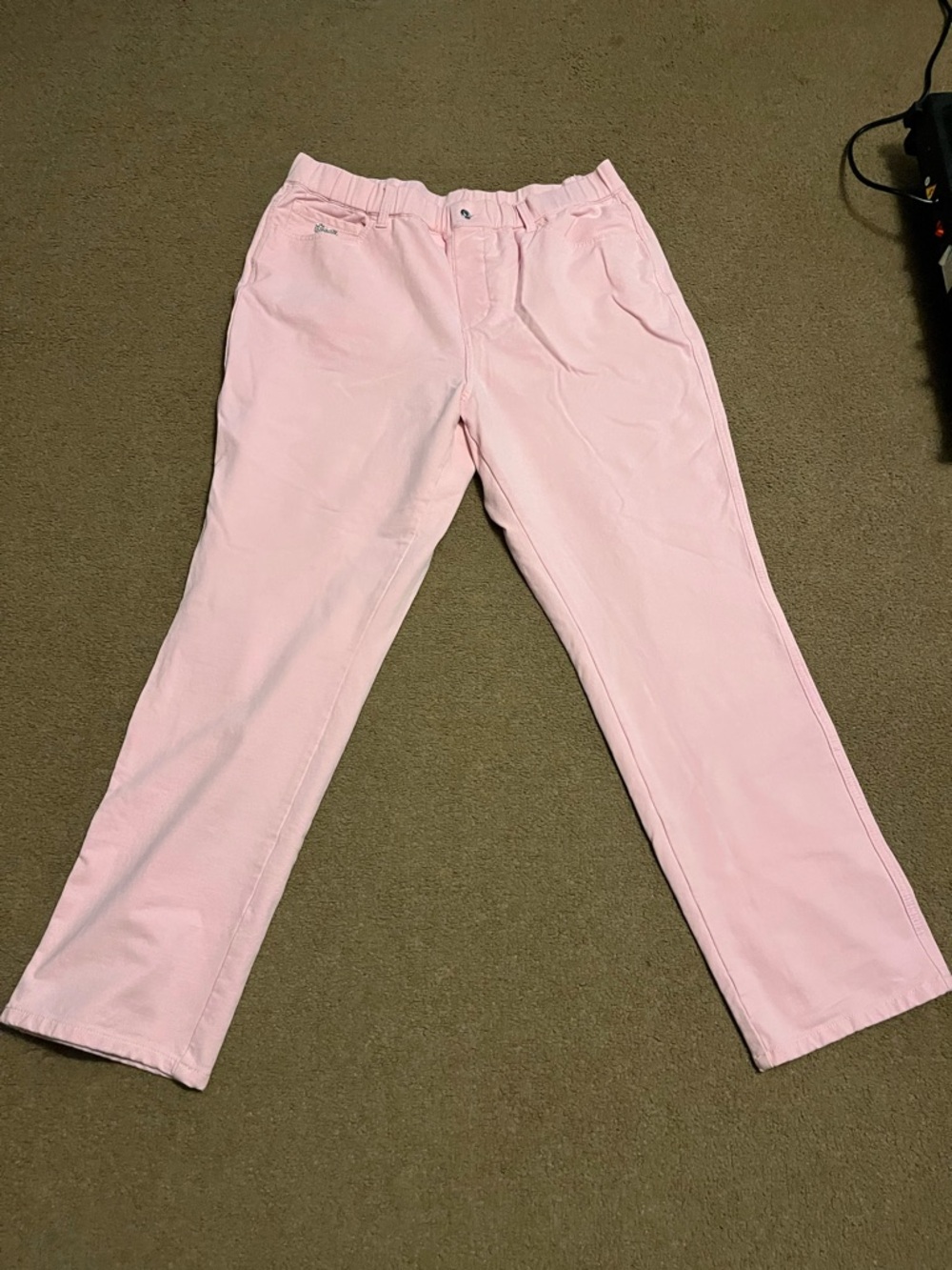 Quacker Factory Pale Pink Wide Leg Pants